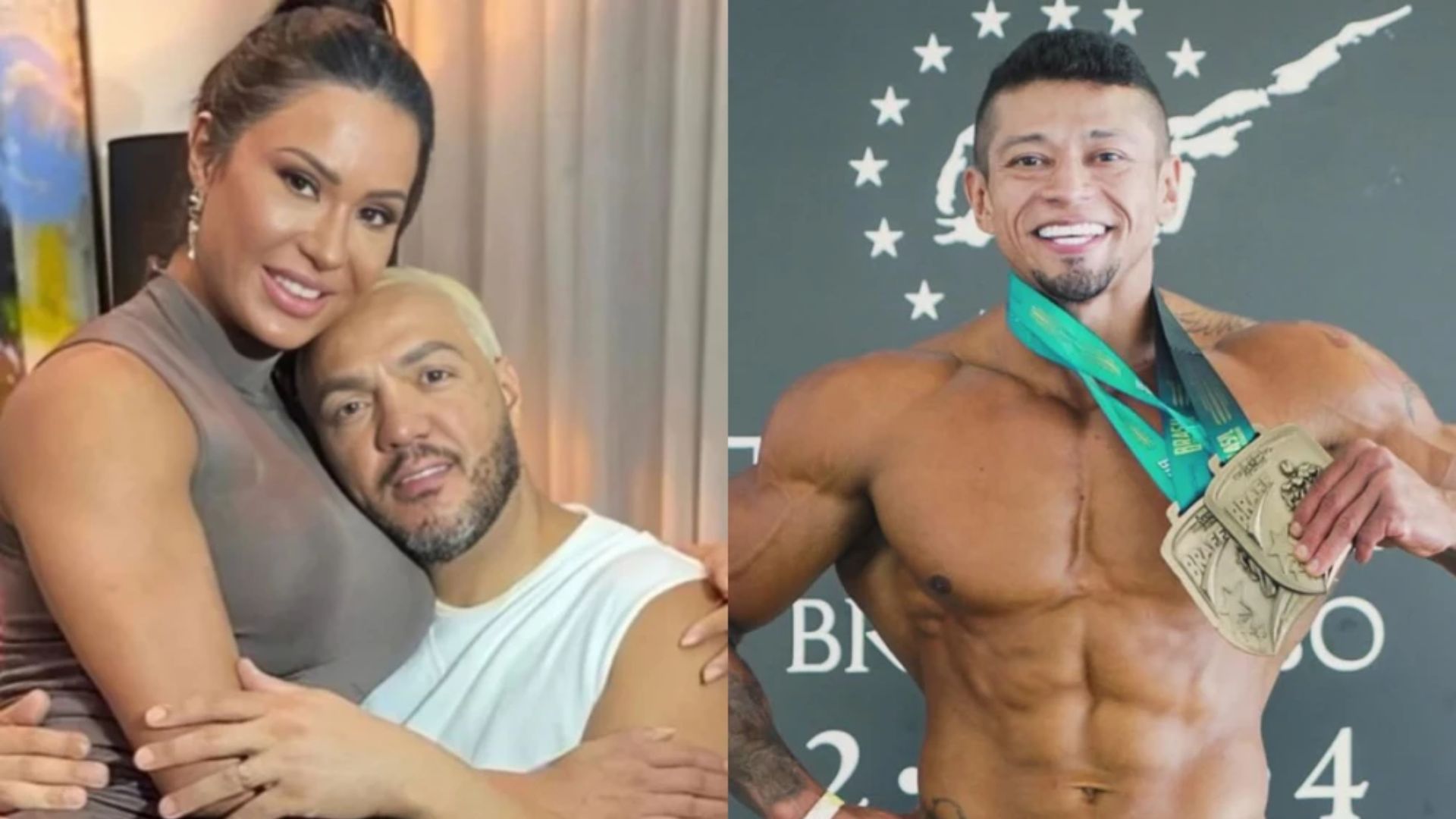 Gracyanne Barbosa, Belo e Gilson Oliveira