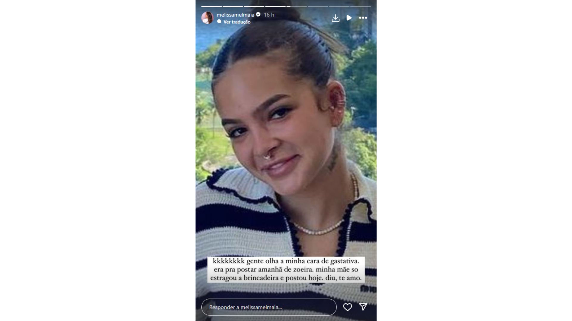 Mel Maia gr&aacute;vida