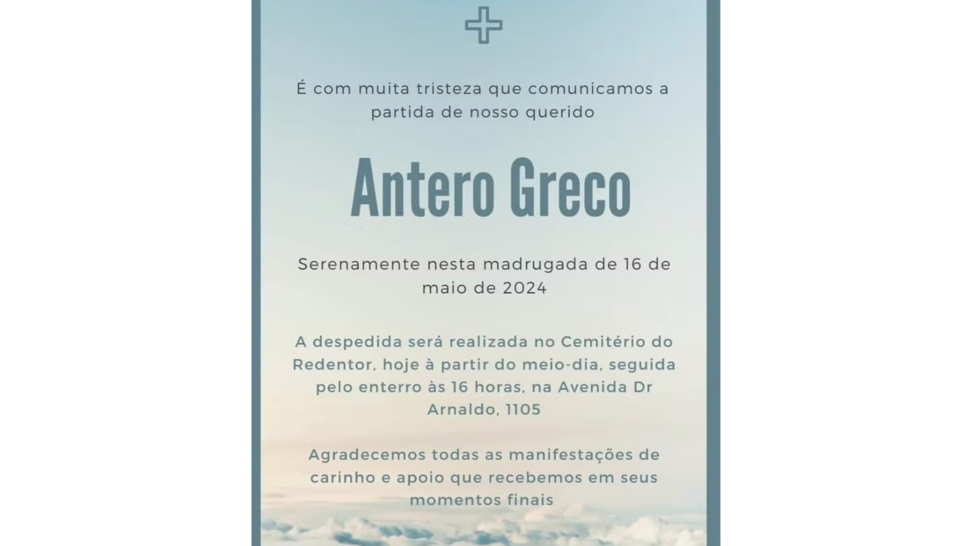 Vel&oacute;rio de Antonio Greco