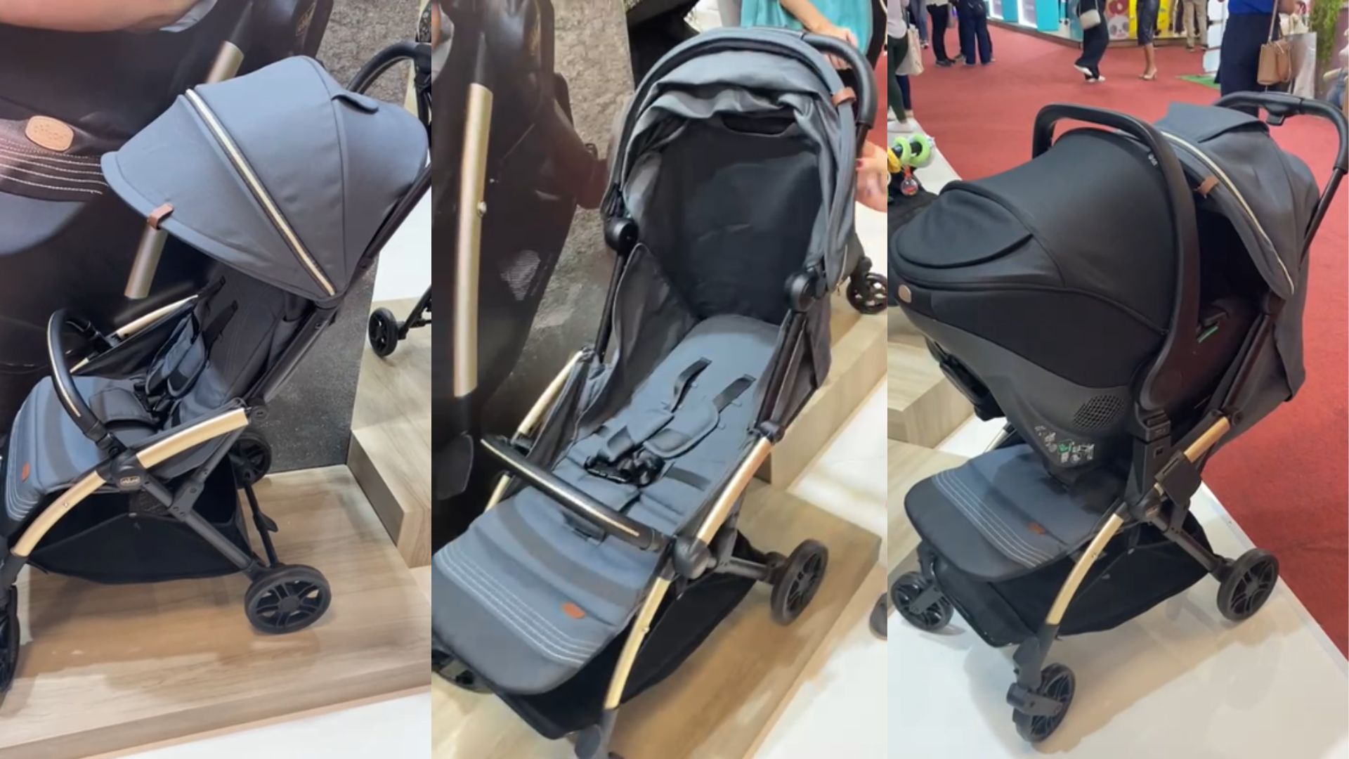 Confira os detalhes deste carrinho de Chicco