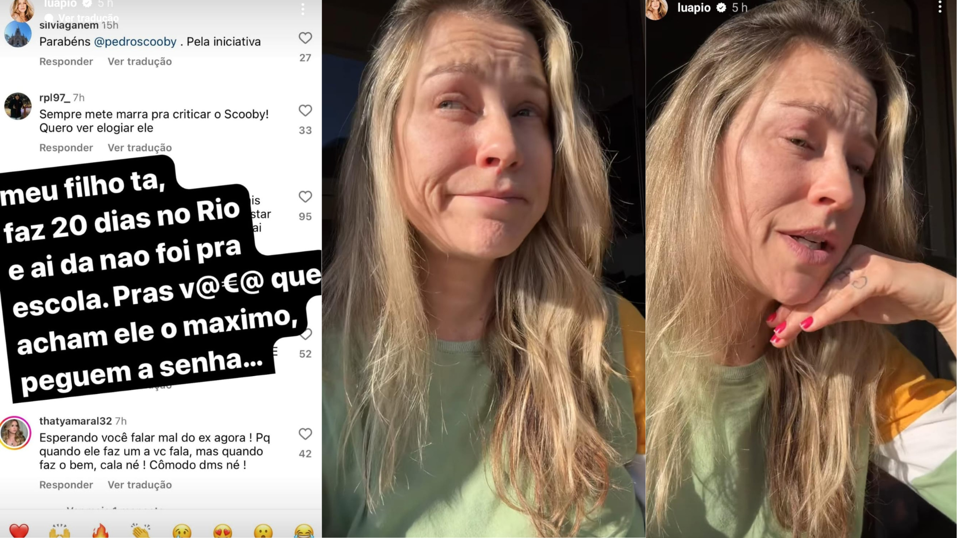 Luana Piovani via Stories