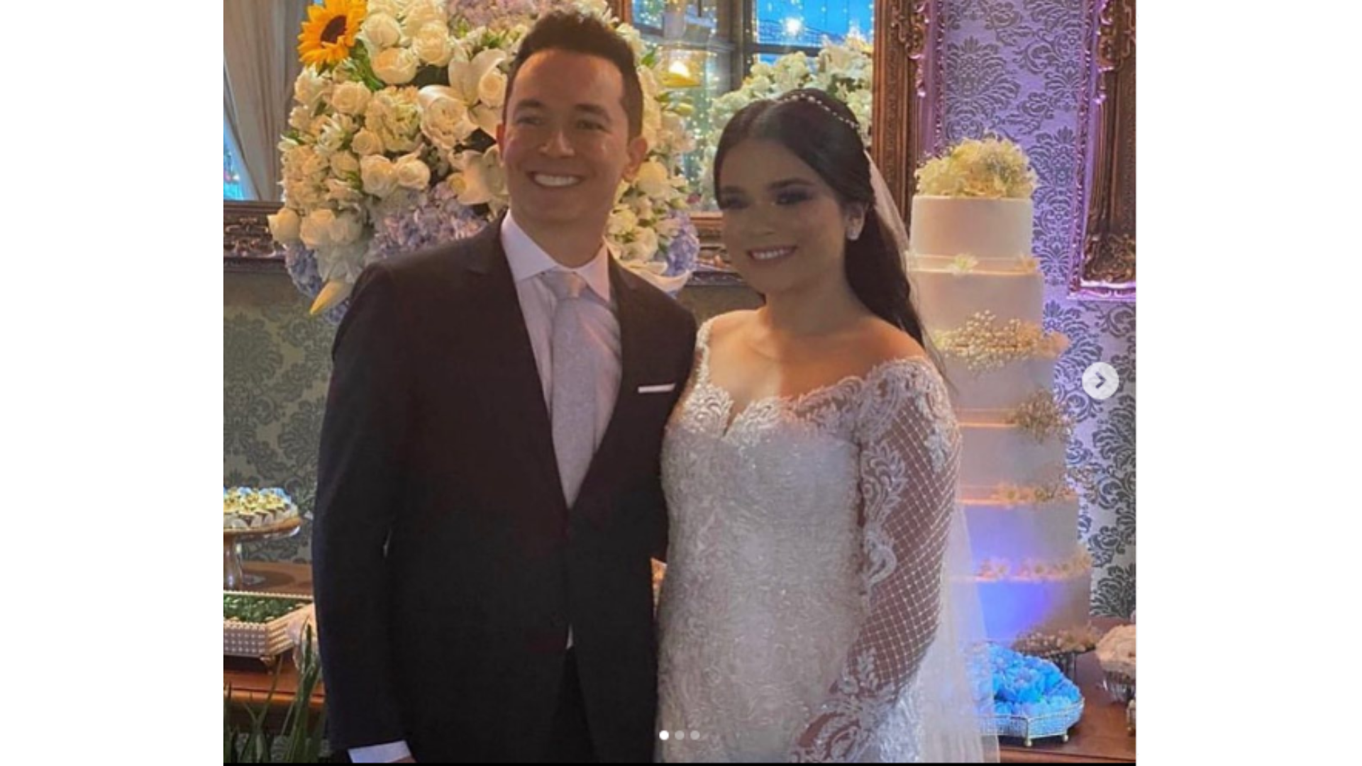 Lucio no casamento da filha