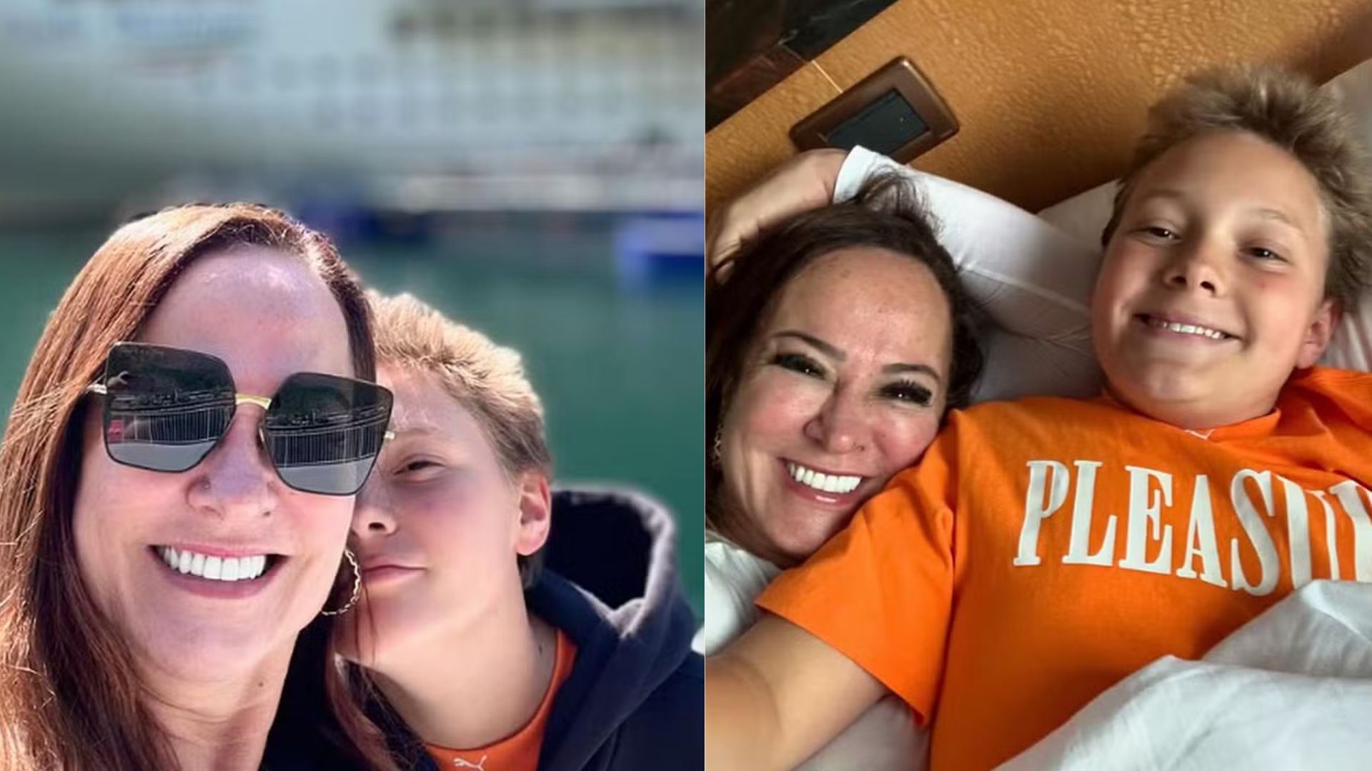 M&atilde;e de Neymar e Davi Lucca