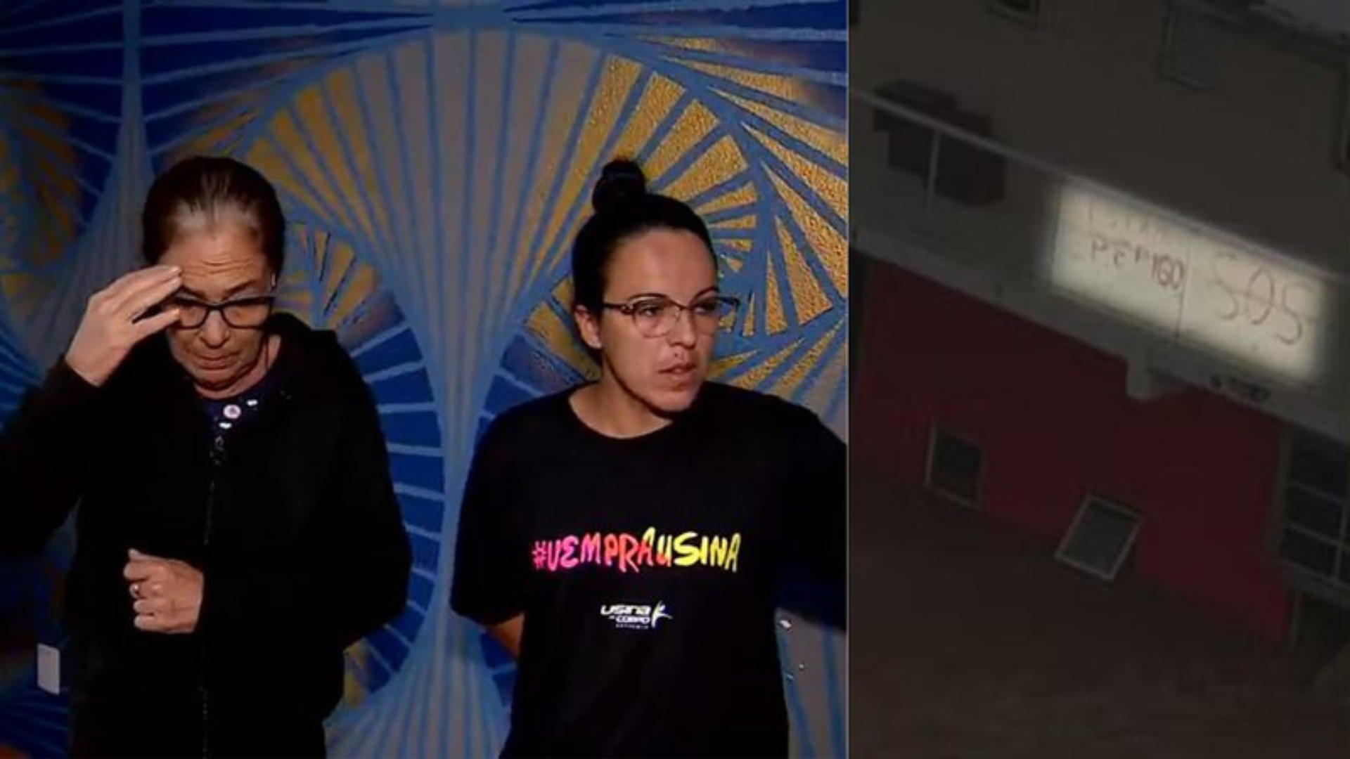 M&atilde;e e filha fazem pedido de socorro