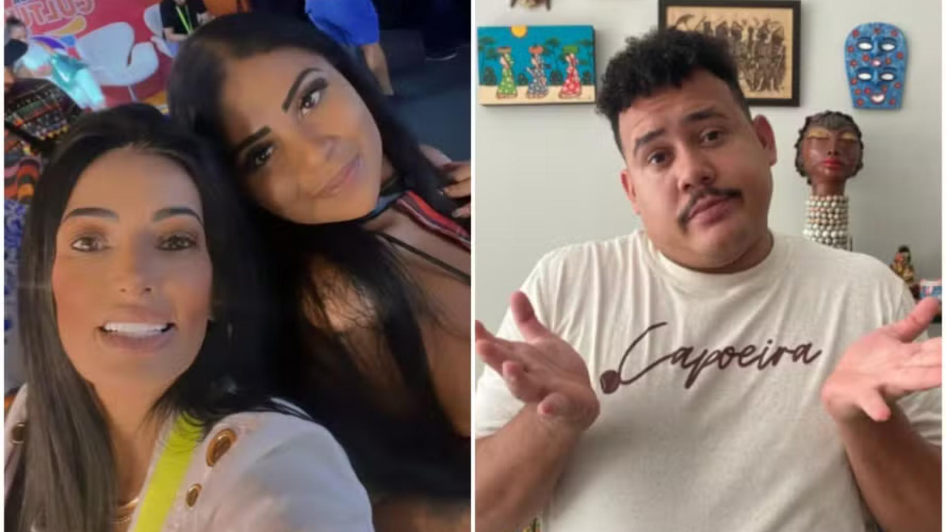 Prima de Mc Binn, Lucas Buda e nova namorada