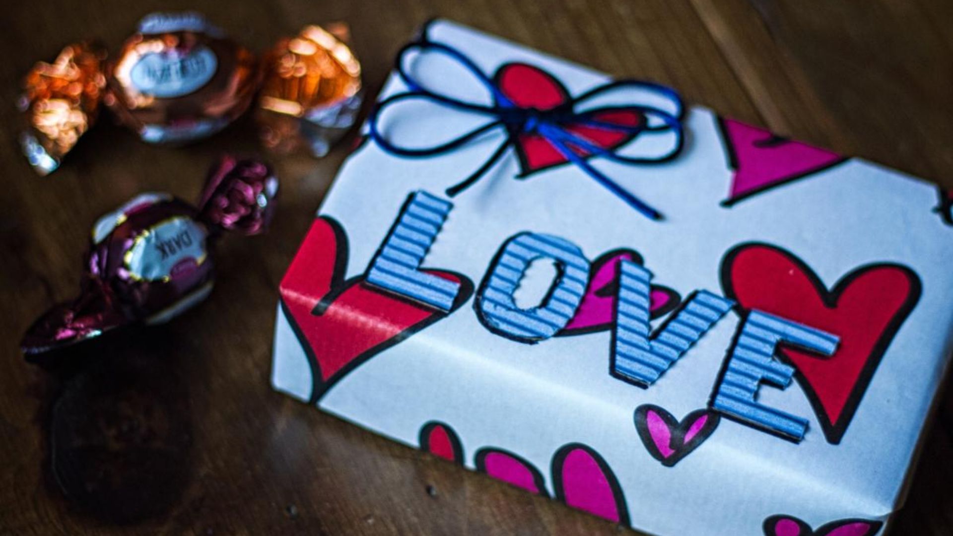 Caixa com presente para Dia das M&atilde;es