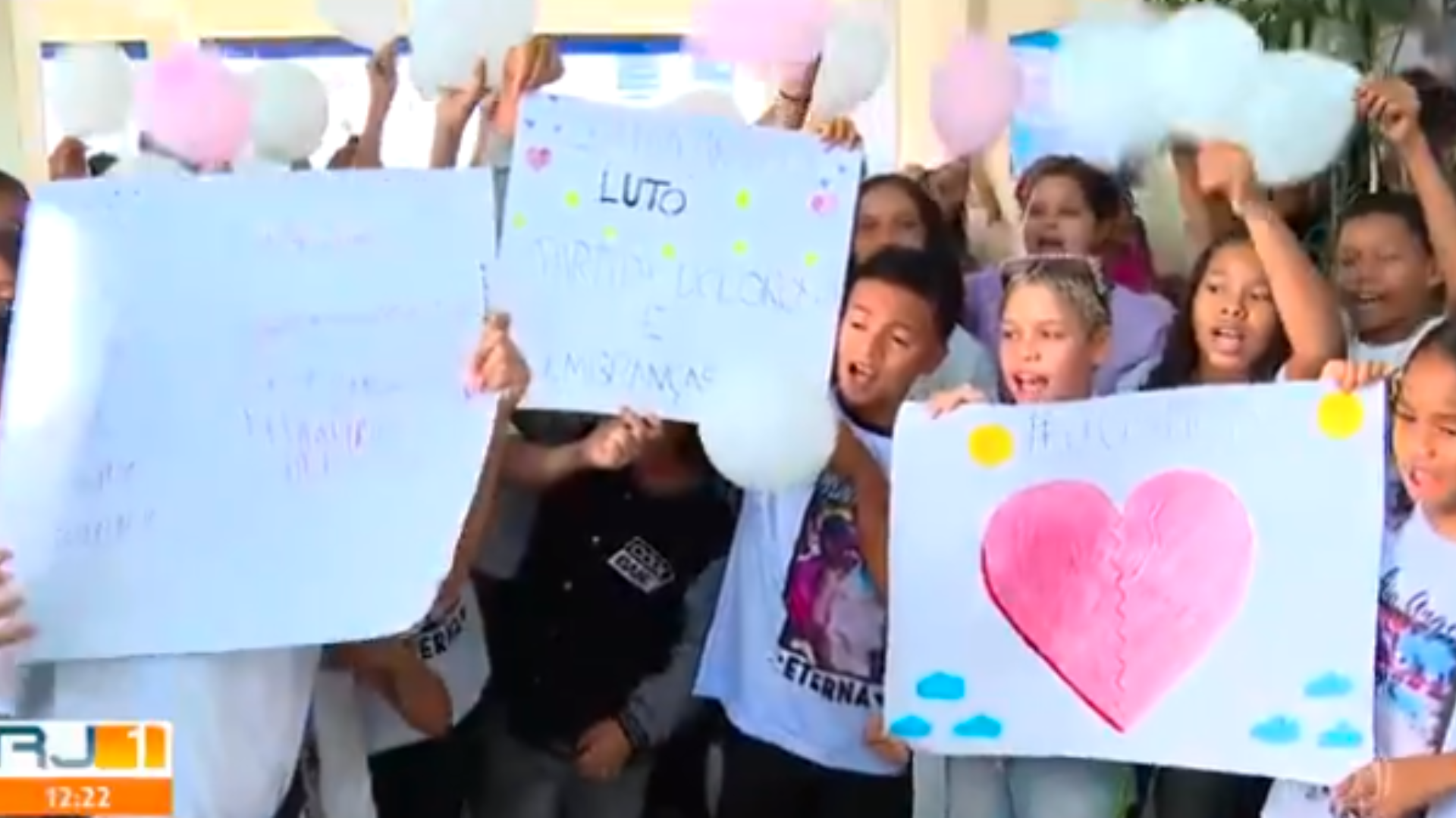 Homenagem a Sophia no vel&oacute;rio