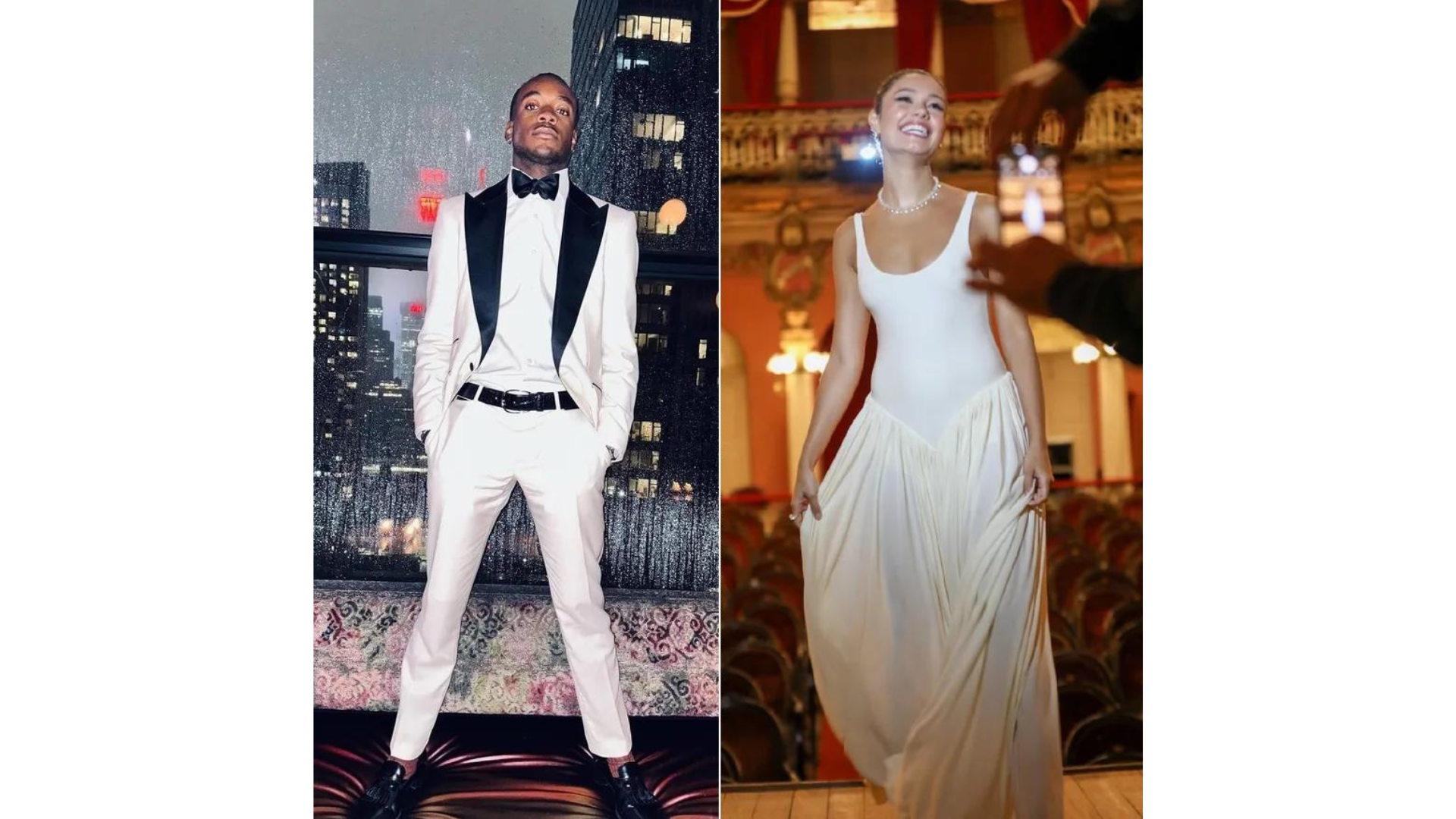 Montagem de David Banda e Sophie Charlotte