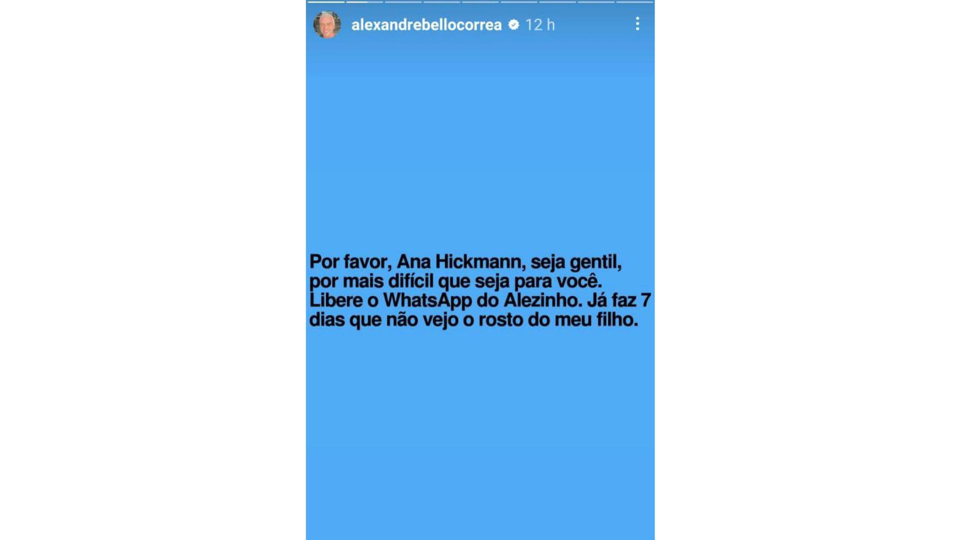 Alexandre Correa acusa Ana Hickmann de aliena&ccedil;&atilde;o parental