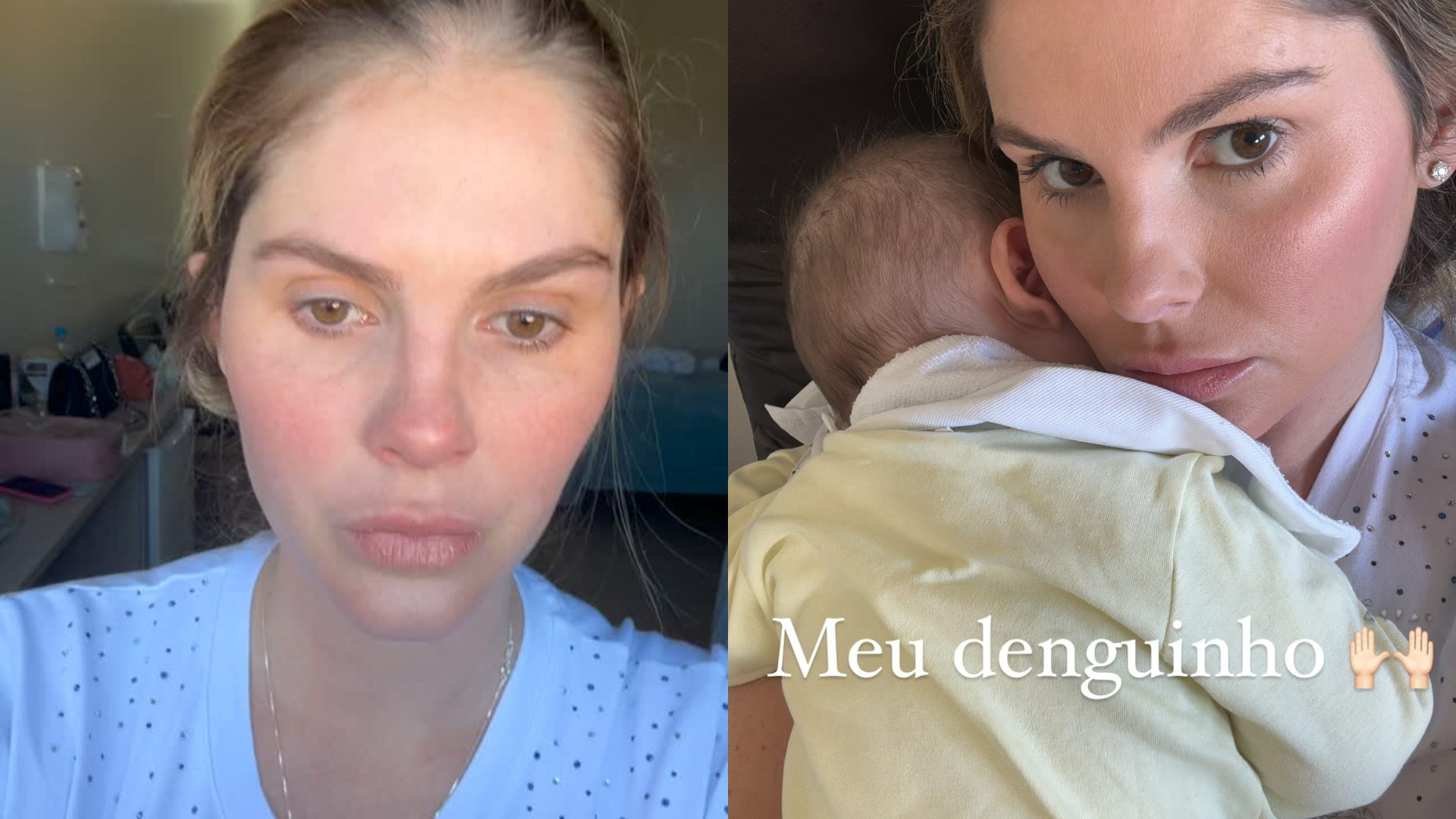 B&aacute;rbara Evans e filho