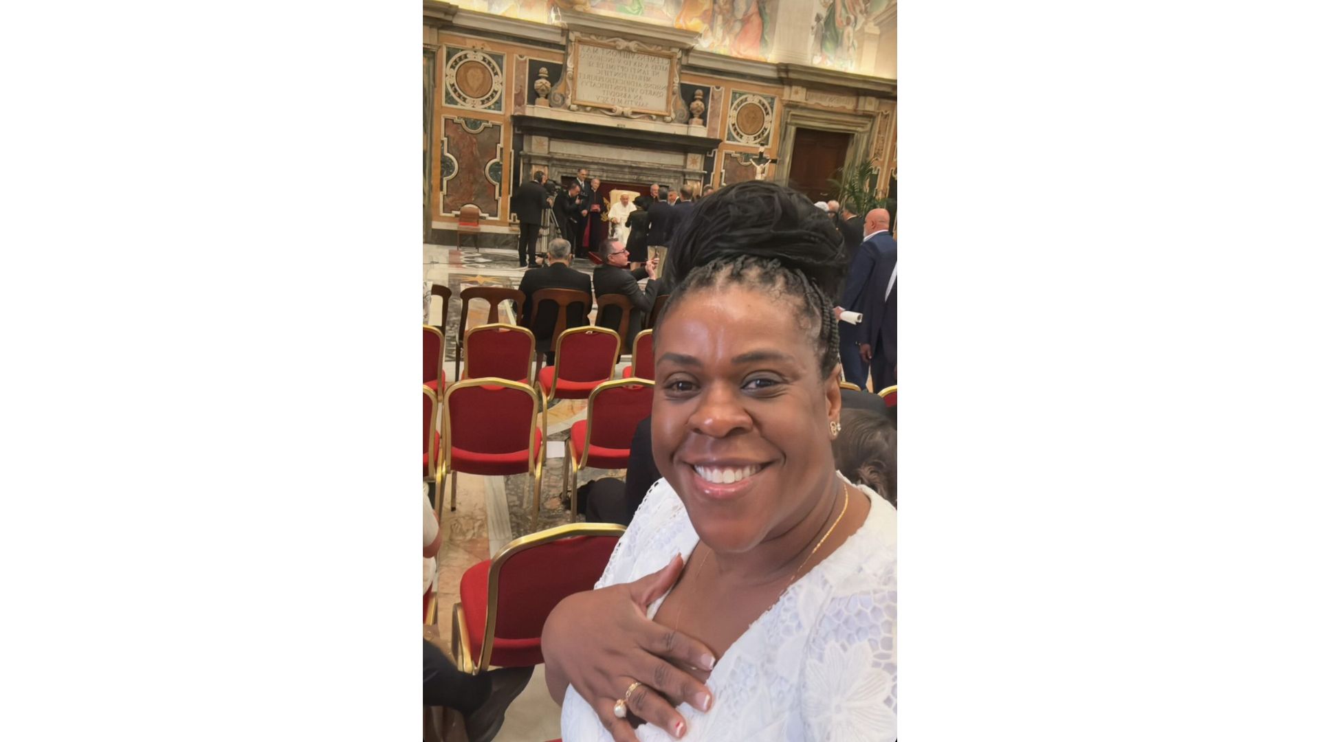 Cacau Pot&aacute;ssio no Vaticano