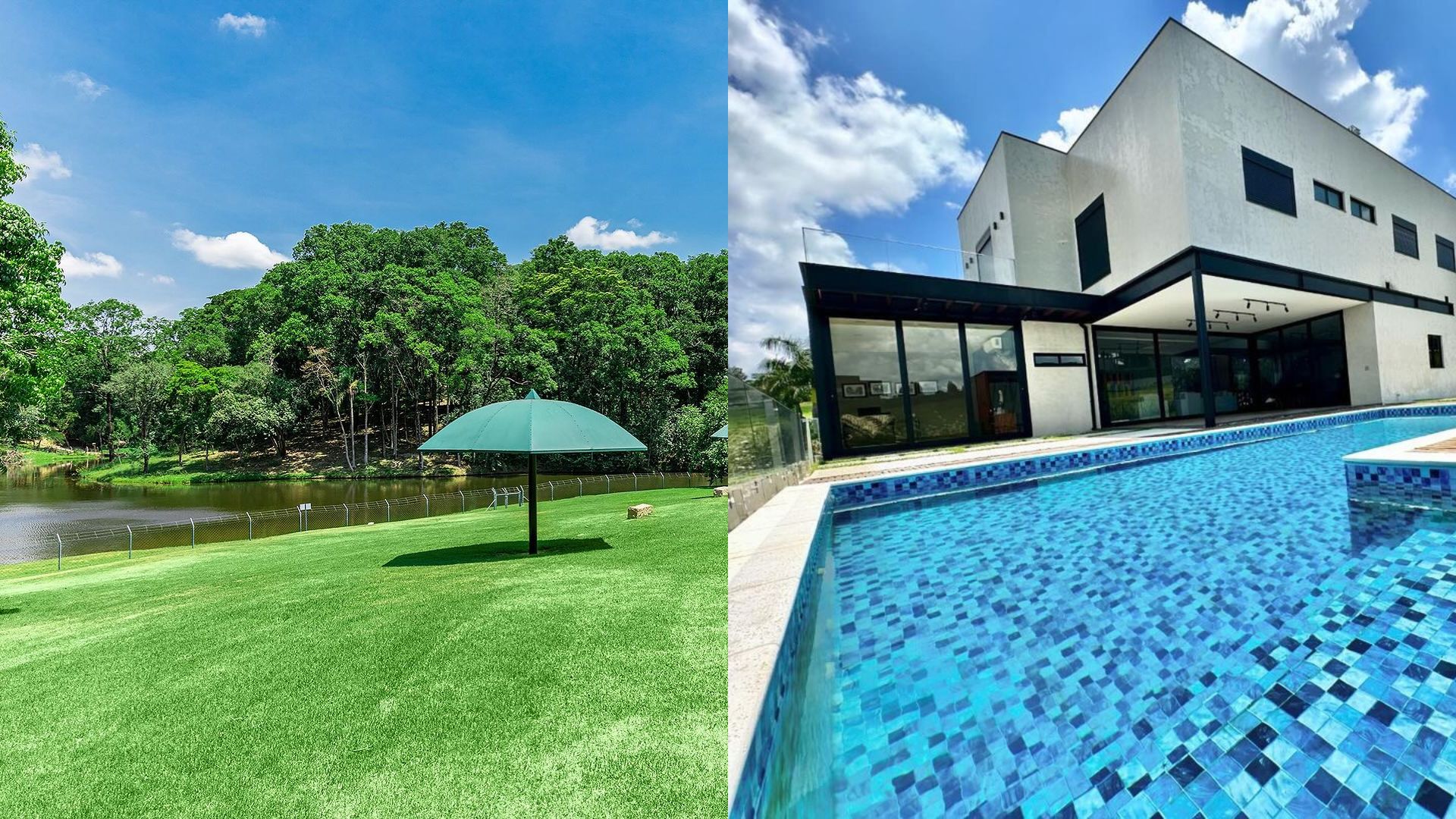 Casas com piscina 