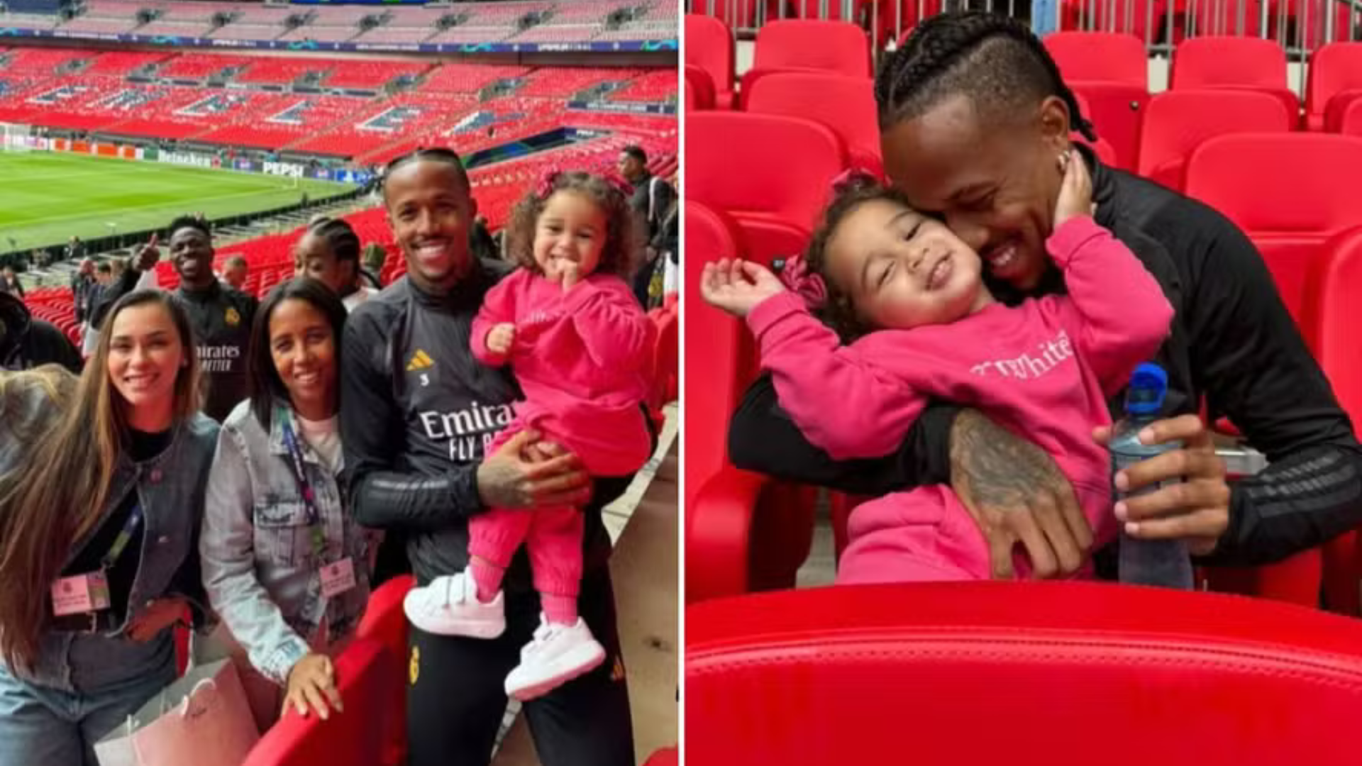 &Eacute;der Milit&atilde;o com a filha e nova namorada