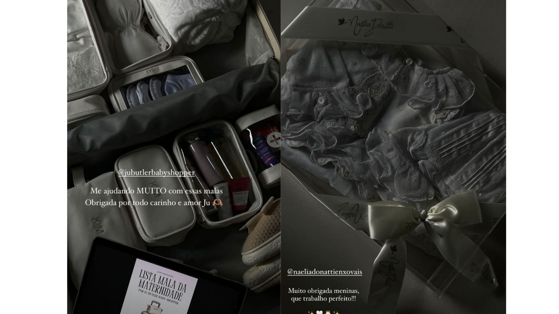 Mala de maternidade terceira filha de Neymar