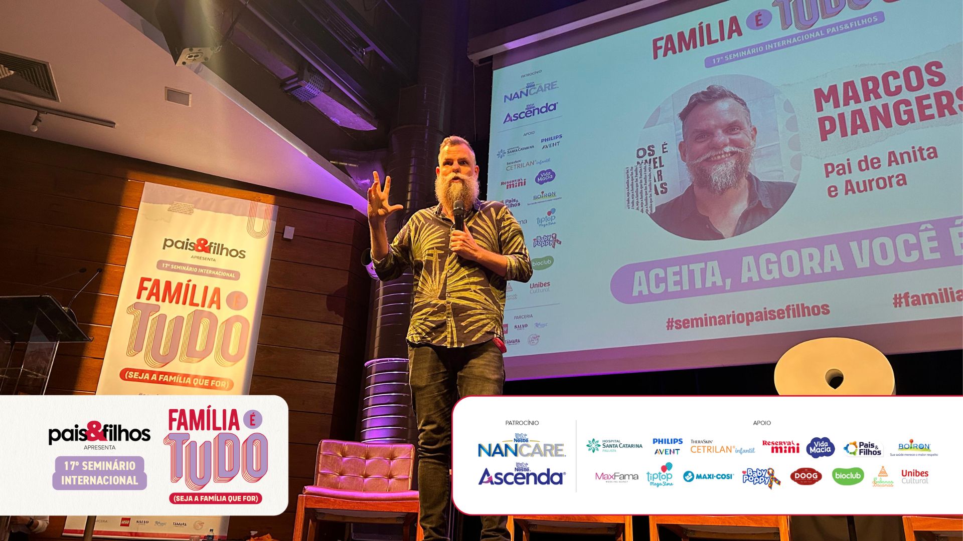 MMarcos Piangers marca presen&ccedil;a em semin&aacute;rio da Pais&Filhos
