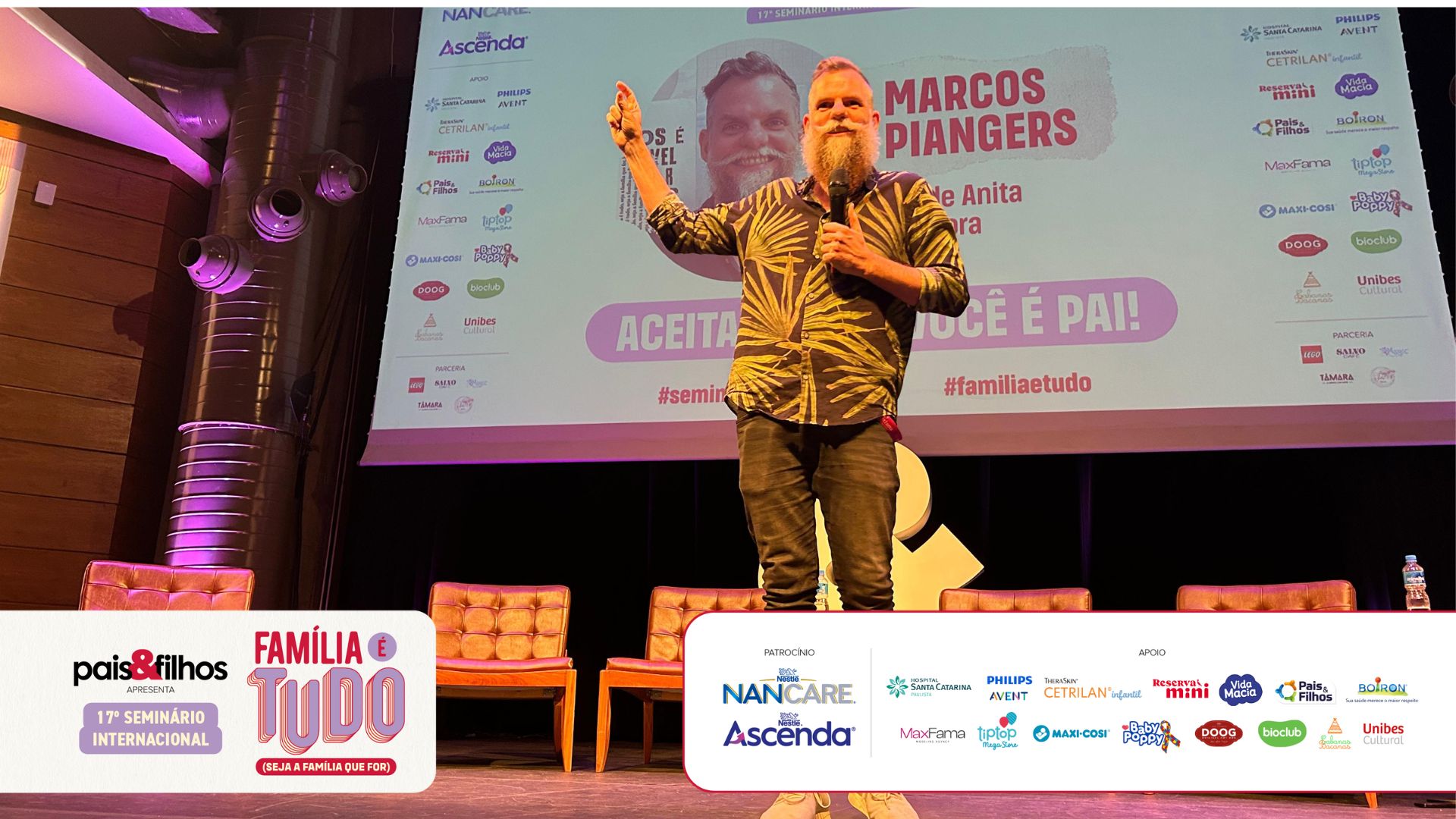 Marcos Piangers no Semin&aacute;rio