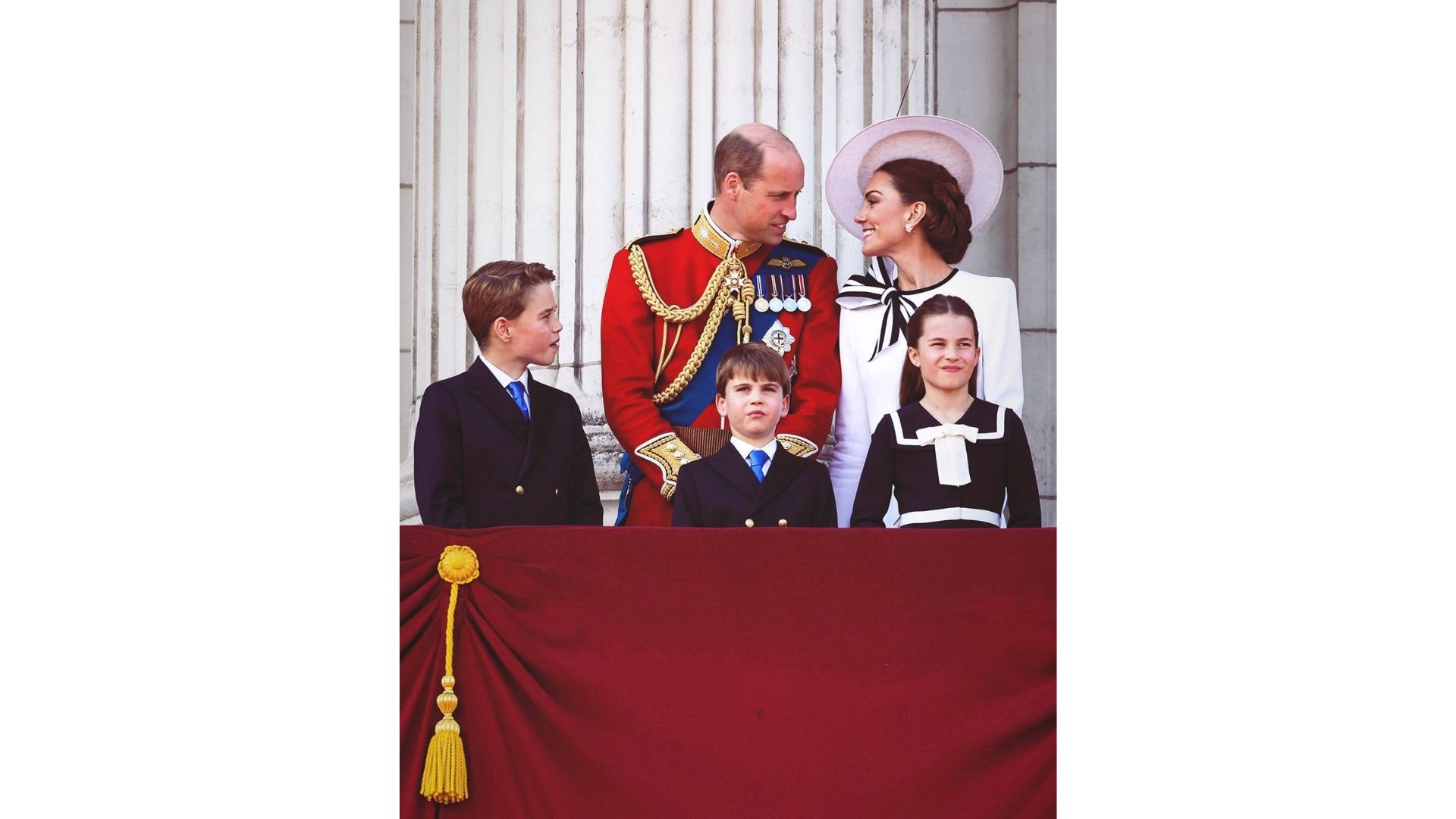 Kate, príncipe William e os filhos