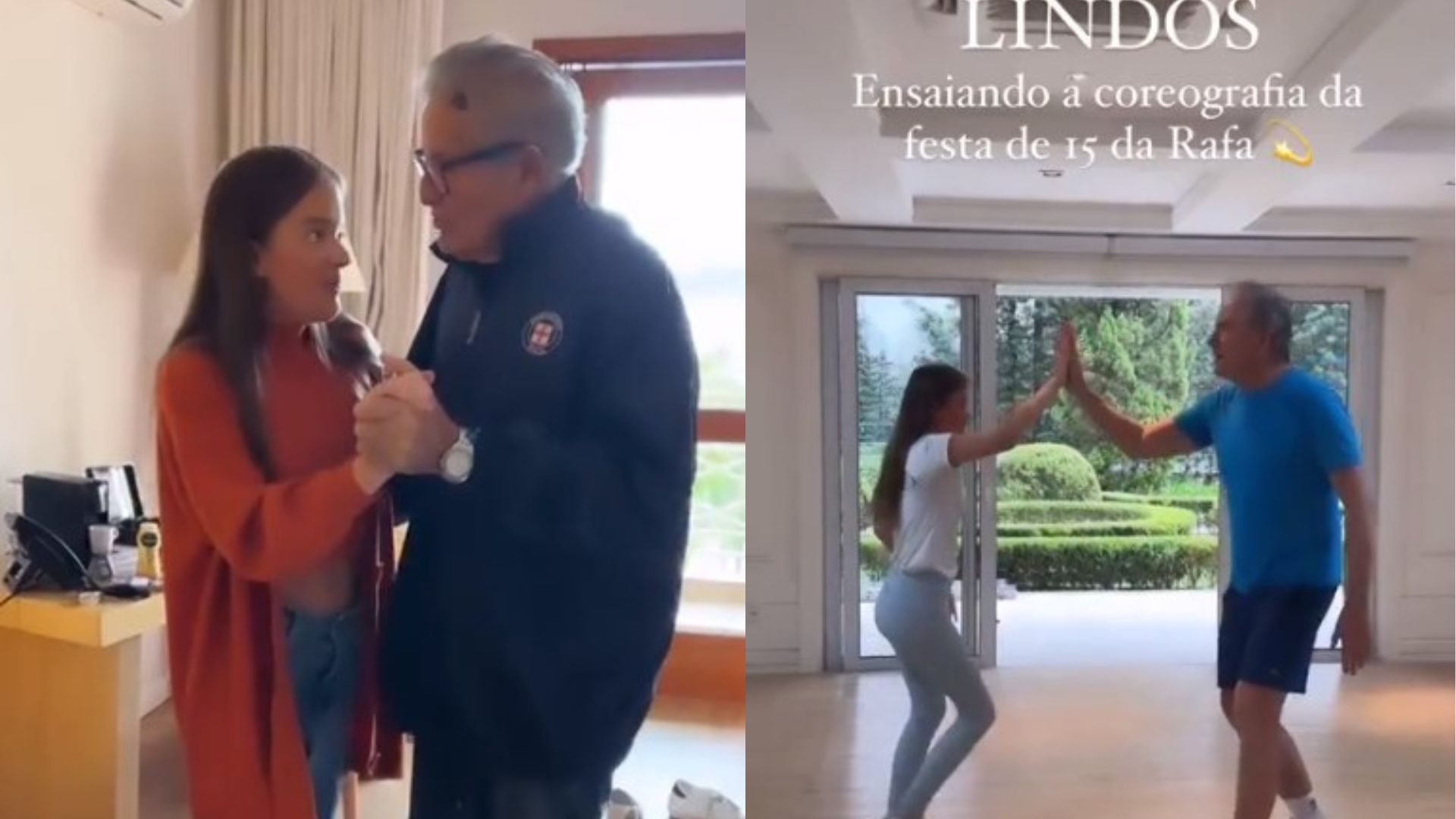 Menina dançando valsa