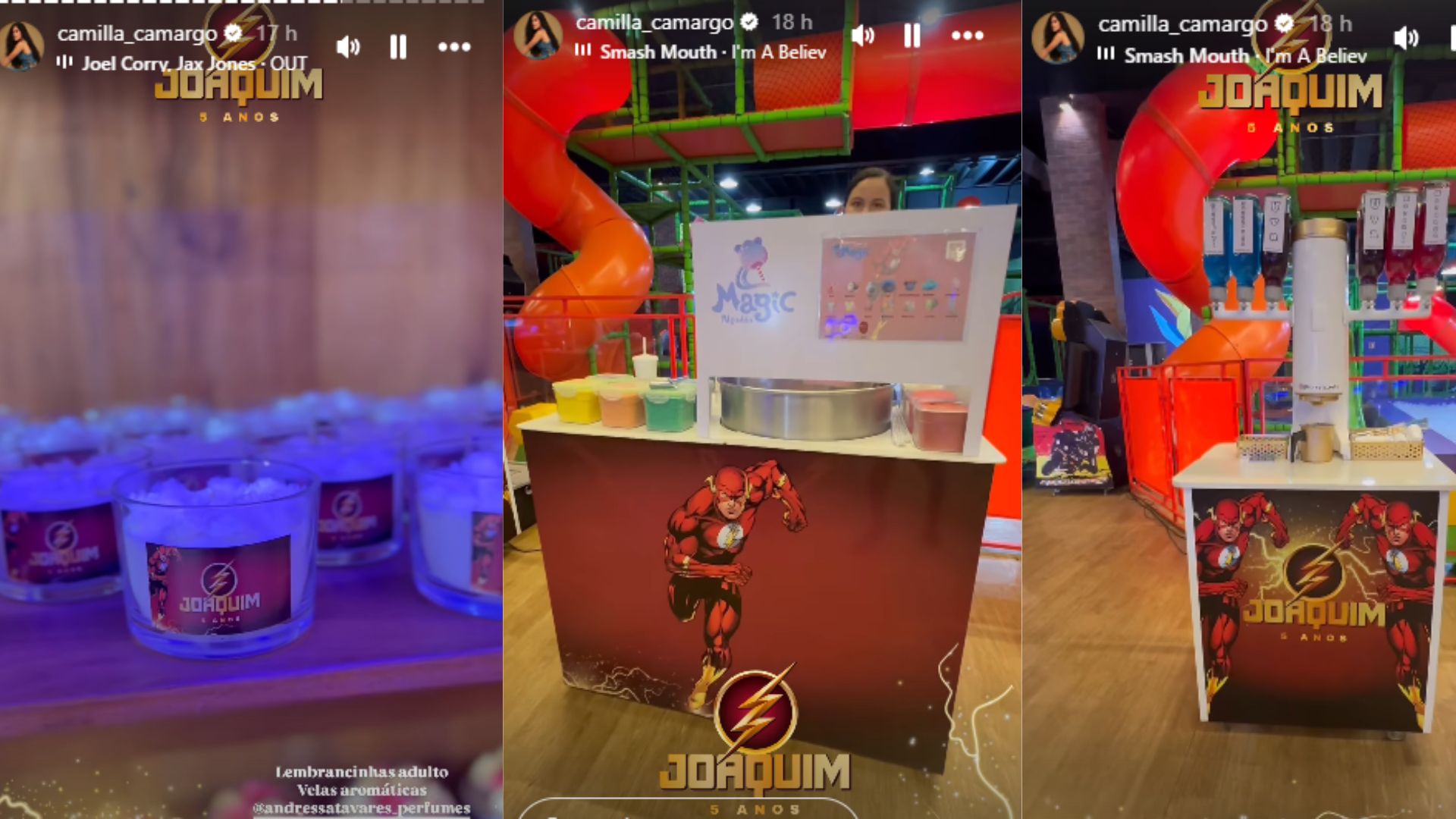 Lembrancinhas e m&aacute;quinas de sorvete e algod&atilde;o-doce