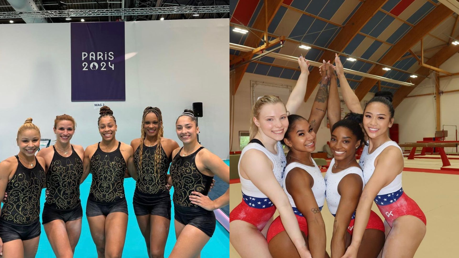 Equipe Ol&iacute;mpiadas EUA e Brasil