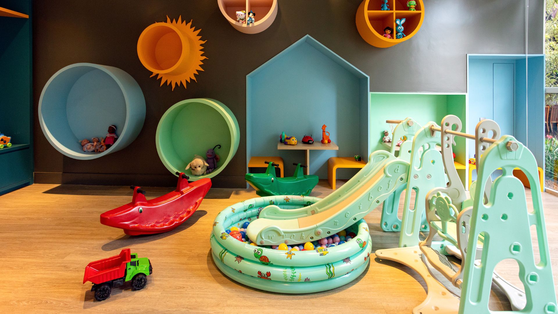 &Aacute;rea de recrea&ccedil;&atilde;o do Novotel Morumbi