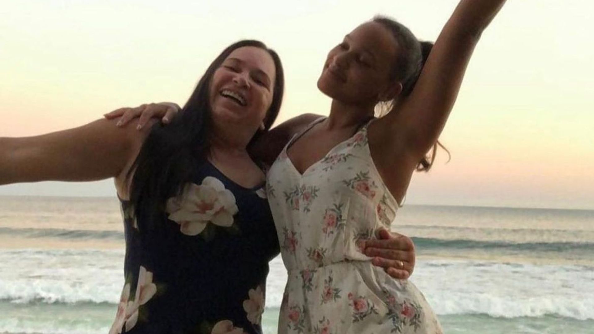 Rebeca Andrade e m&atilde;e