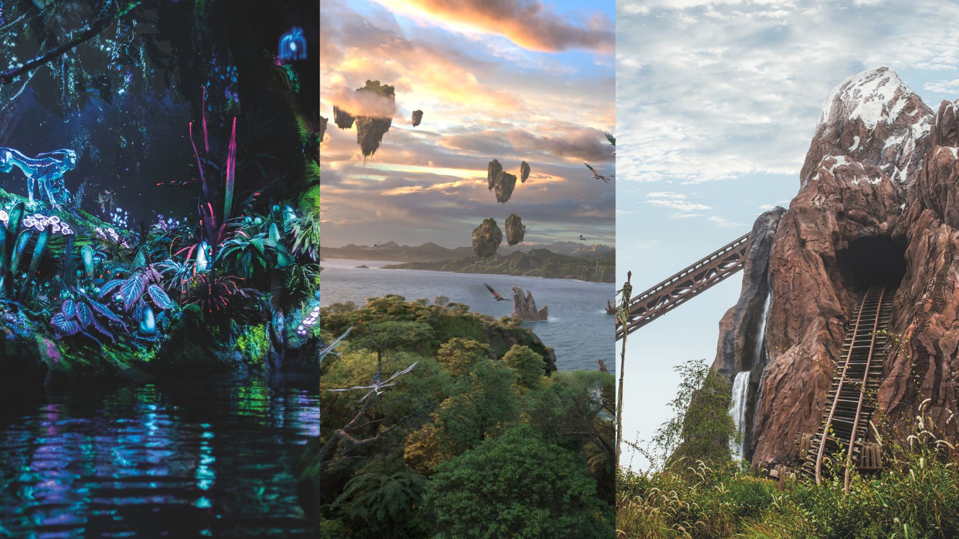 Atra&ccedil;&otilde;es inspiradas em Avatar e Expedition Everest