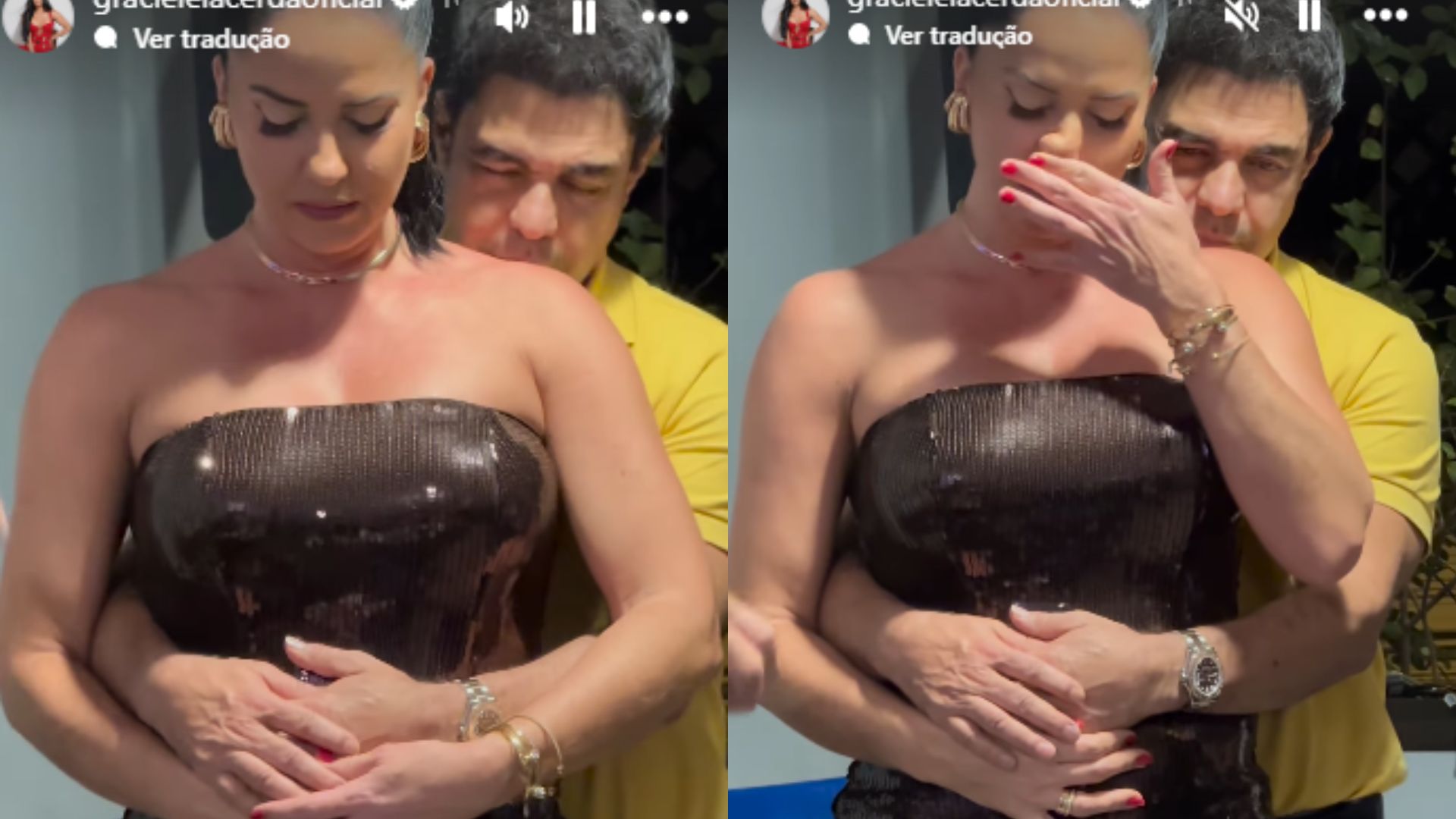 Graciele Lacerda e Zez&eacute; Di Camargo