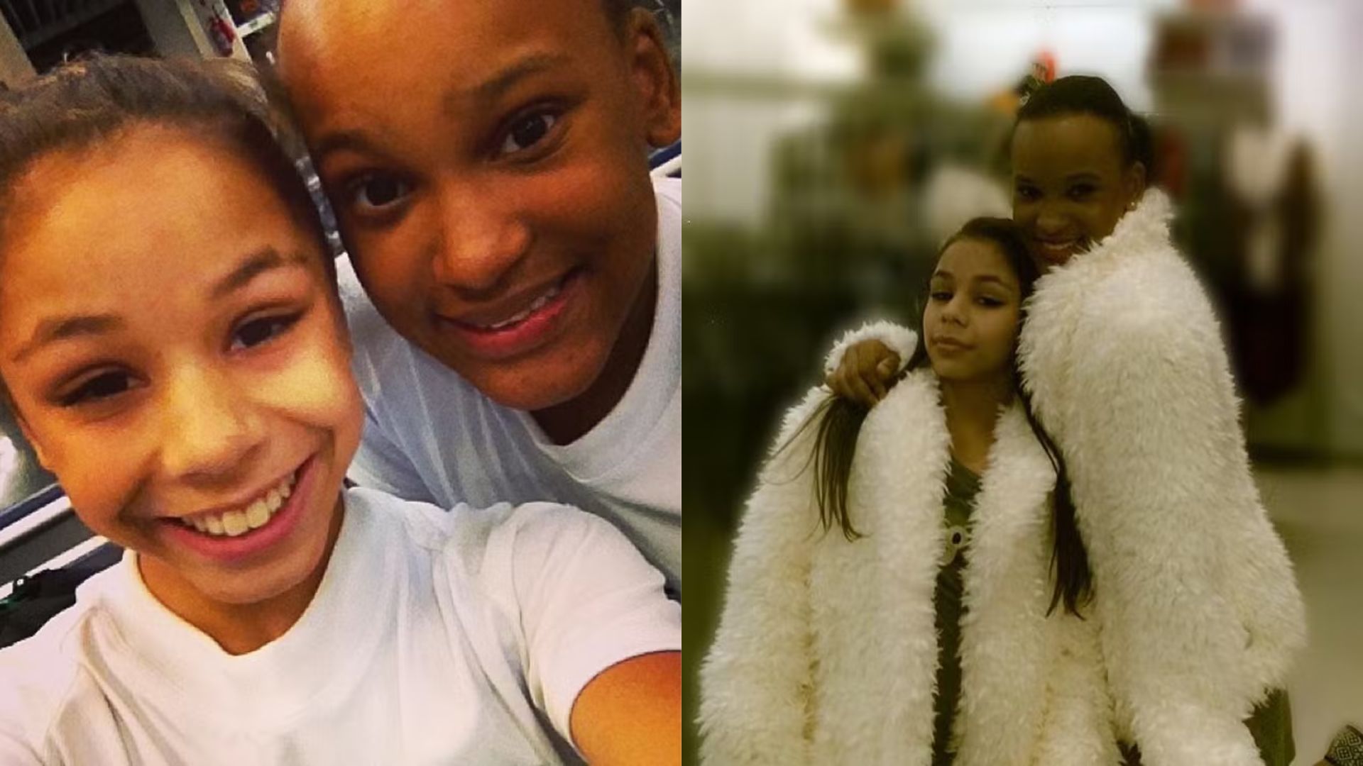 Rebeca Andrade e Fl&aacute;via Saraiva