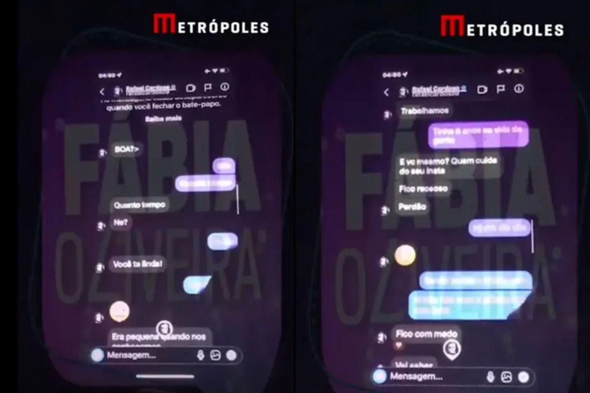 Rafael Cardoso trocou mensagens com atriz enquanto era casado