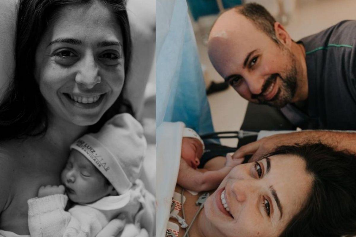 Cinthia Toledo deu à luz