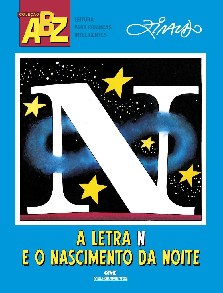 Um dos livros da coleção "ABZ", A letra N