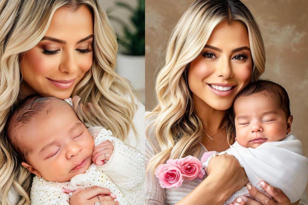 Poliana testa como seria segundo filho com Inteligencia Artificial 