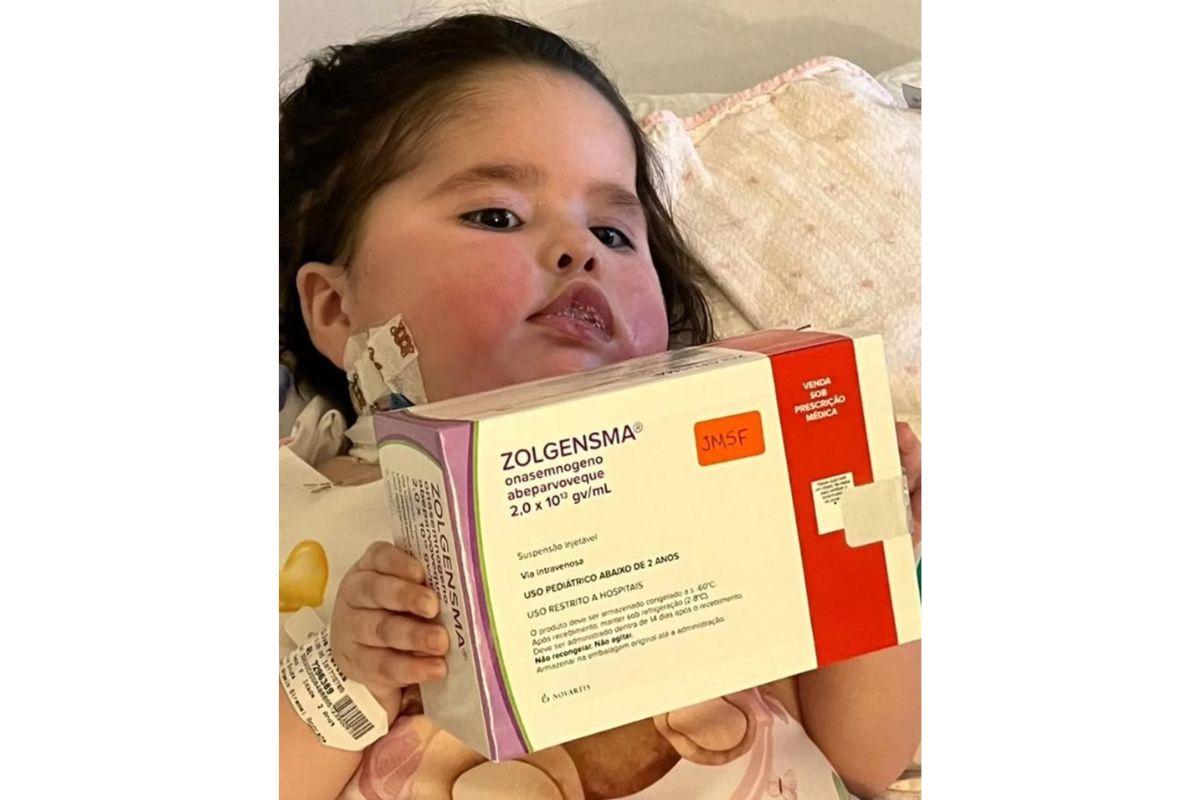 A mãe celebrou a conquista 