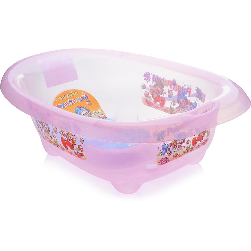 Banheira New Decorada Patati Patata rosa Hércules – Na Tricae R$ 49,90