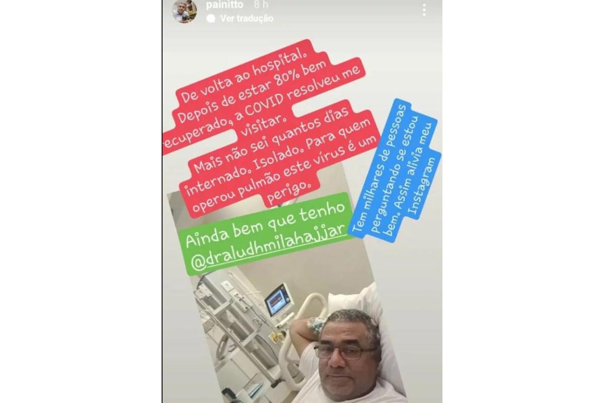 Pai de Anitta é internado