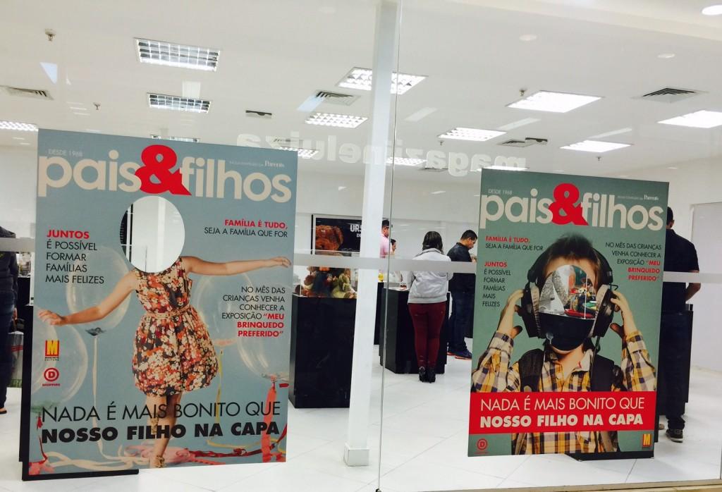 Capas customizadas da Pais&Filhos