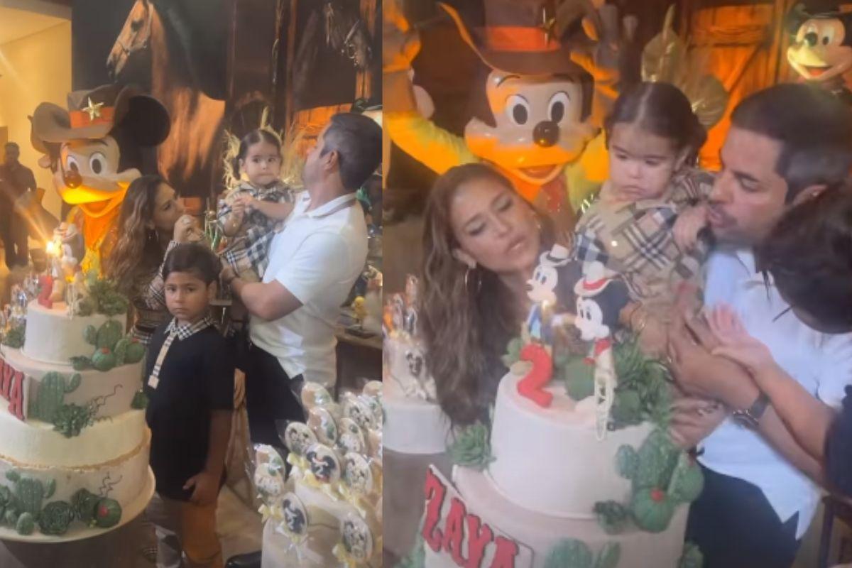 Simone Mendes faz festa luxuosa para filha