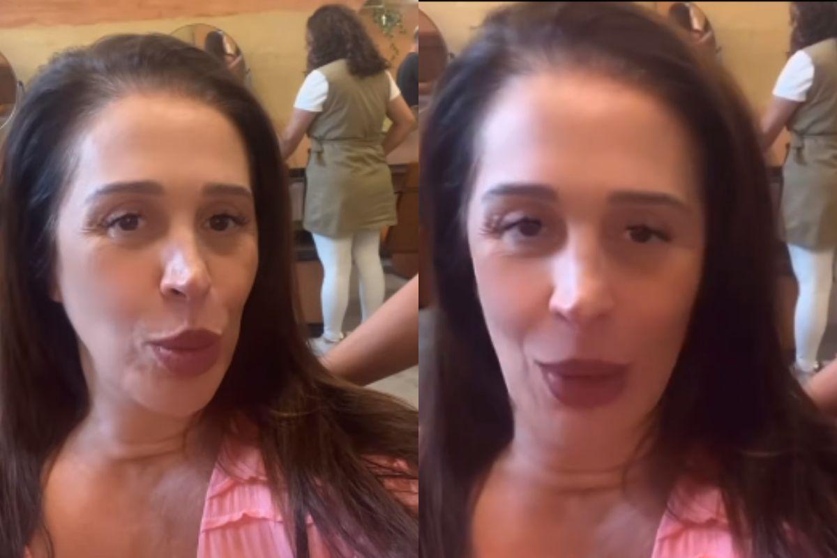 Claudia Raia aproveita final da gravidez