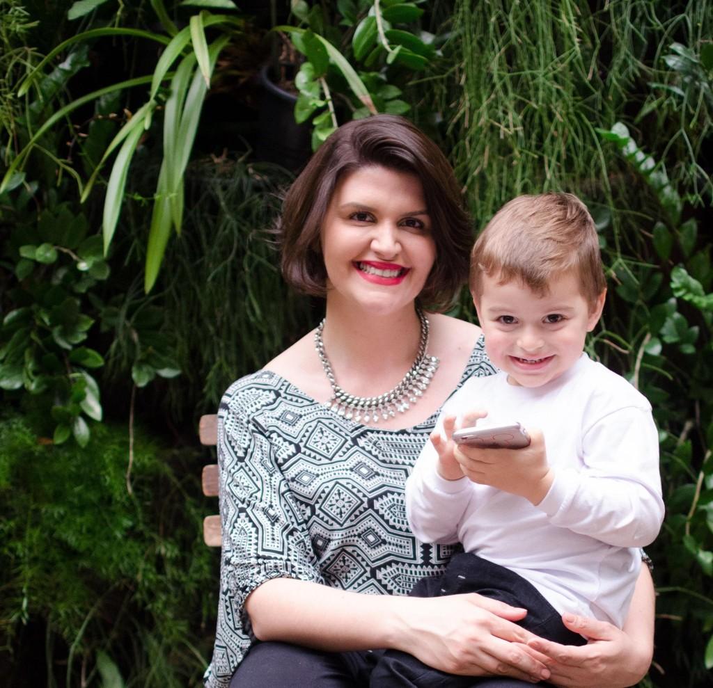 Aline Astrauskas, mãe do Pedro