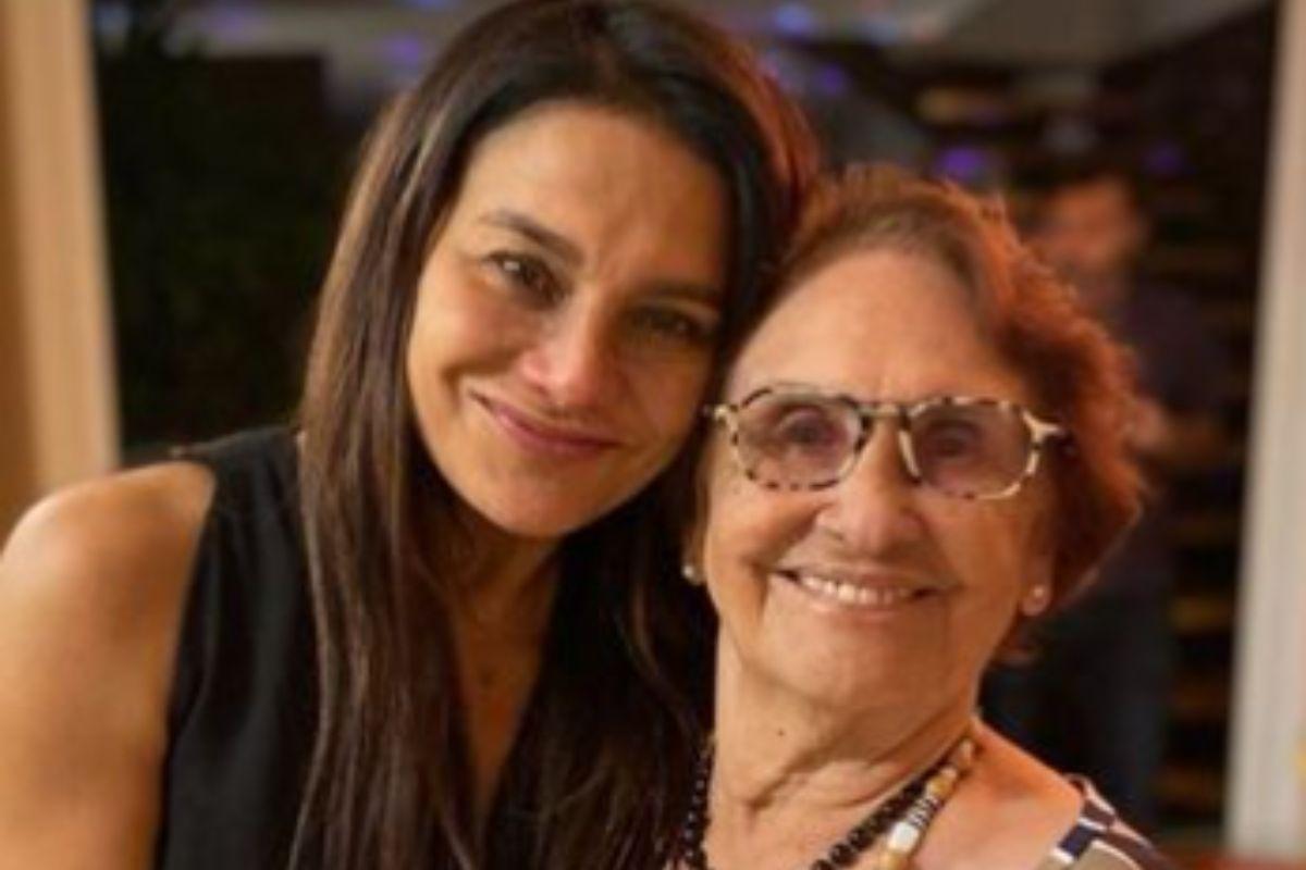 Dira Paes lamenta morte da mãe