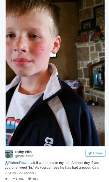 tweet homem de ferro