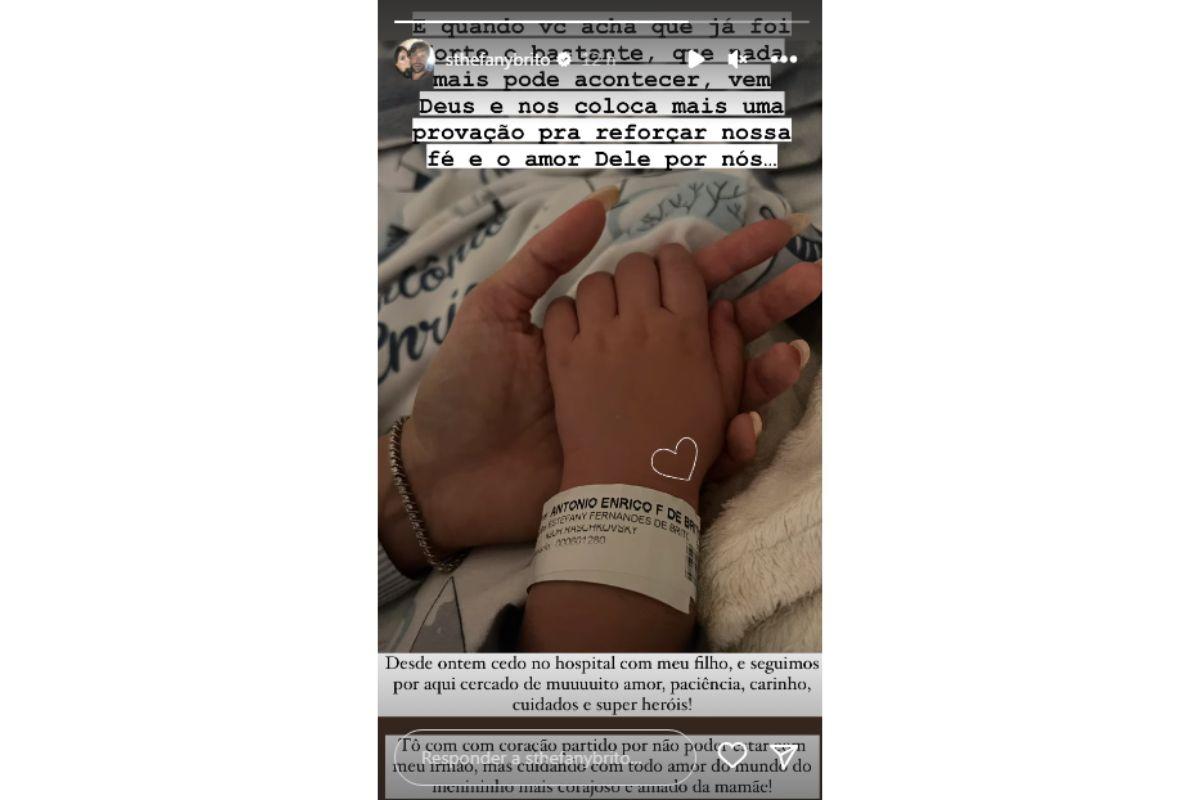 Filho de Sthefany Brito