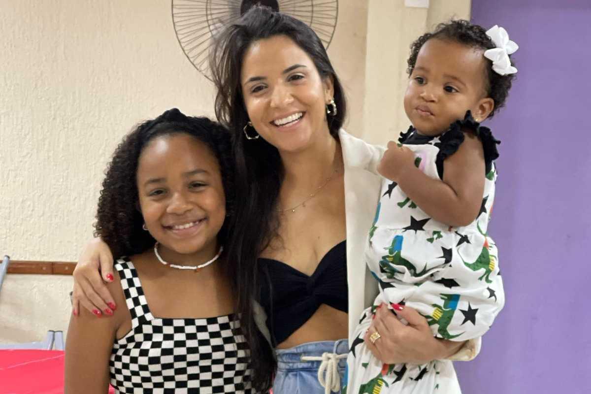 Carol Samarão, esposa de Douglas Silva, disse que Morena está bem, depois de ir parar no hospital