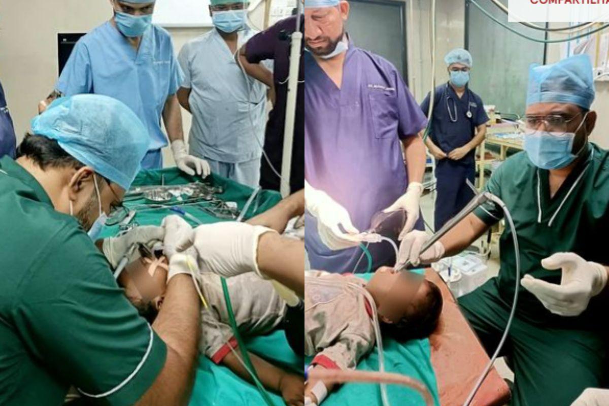 cirurgia de remoção do cortador de unha