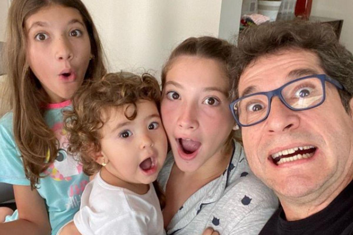 Daniel é pai de três meninas 