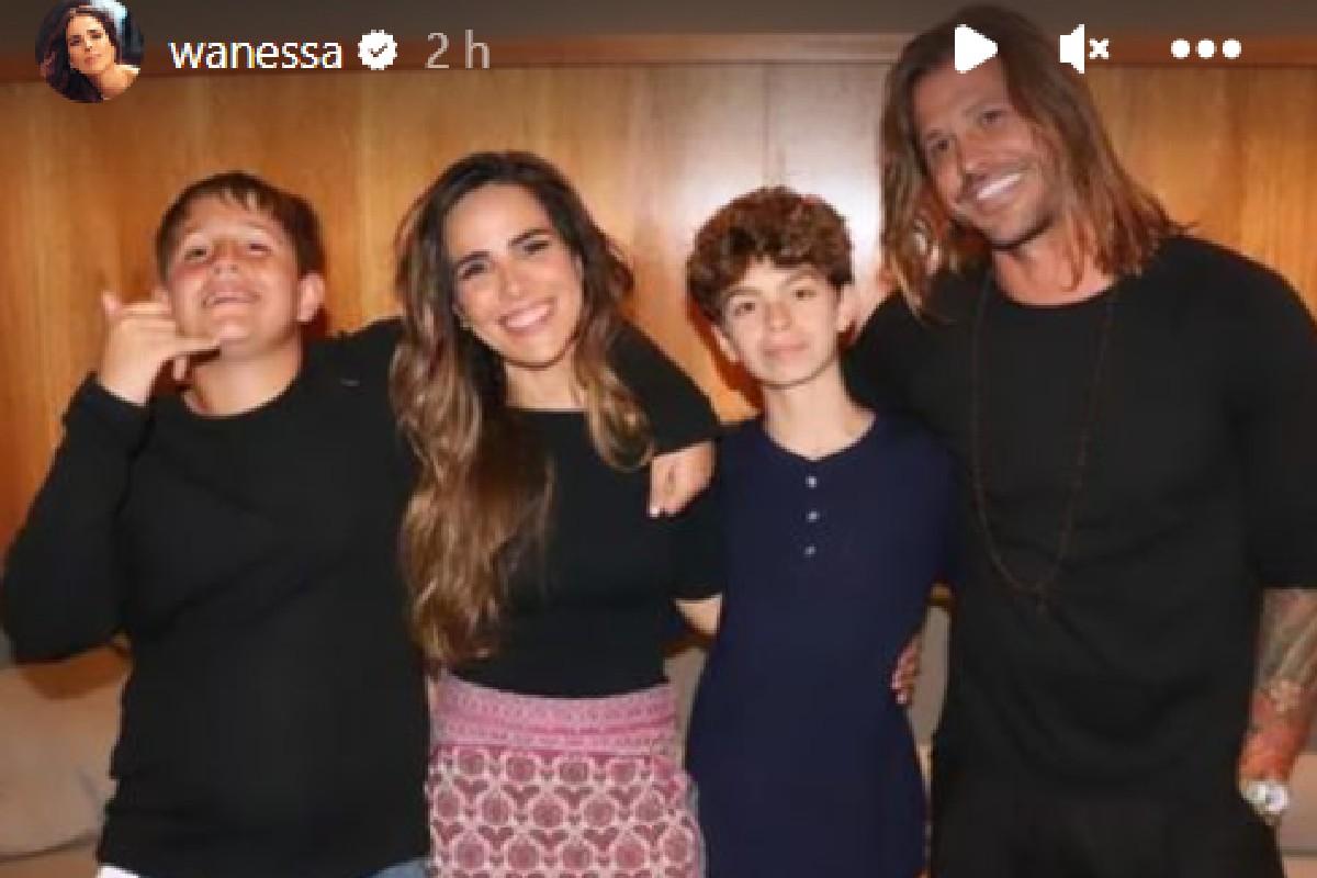 Wanessa Camargo e os filhos de Dado Dolabella
