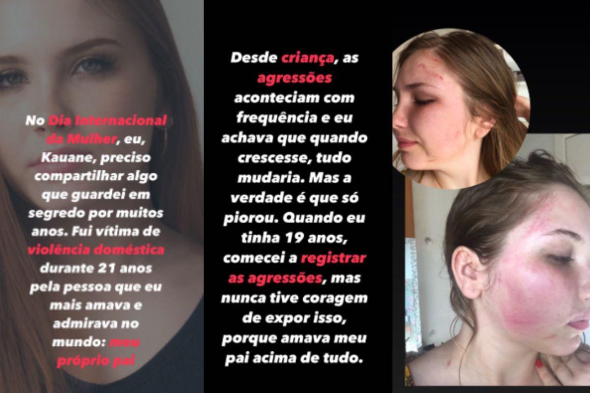 Filha de cantor denuncia o pai