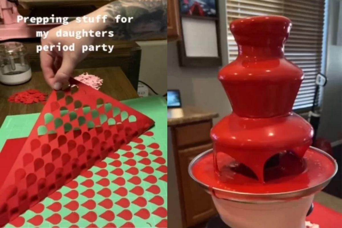 A m&atilde;e mostrou a decora&ccedil;&atilde;o em v&iacute;deo 