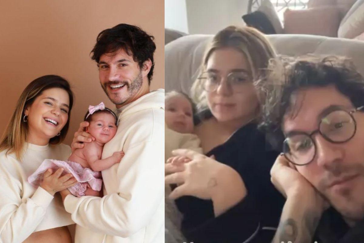 ex-bbb viih tube e seu marido, também ex-bbb, eliezer, compram casa nova e levam a filha lua para conhecer pela primeira vez, já que os pais passarão a casa para o nome da filha.